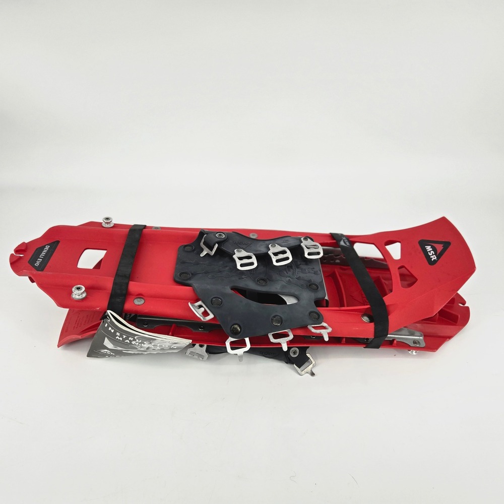 MSR Denali Evo All Terrain Backcountry Hiking Snowshoes New Missing Straps Red